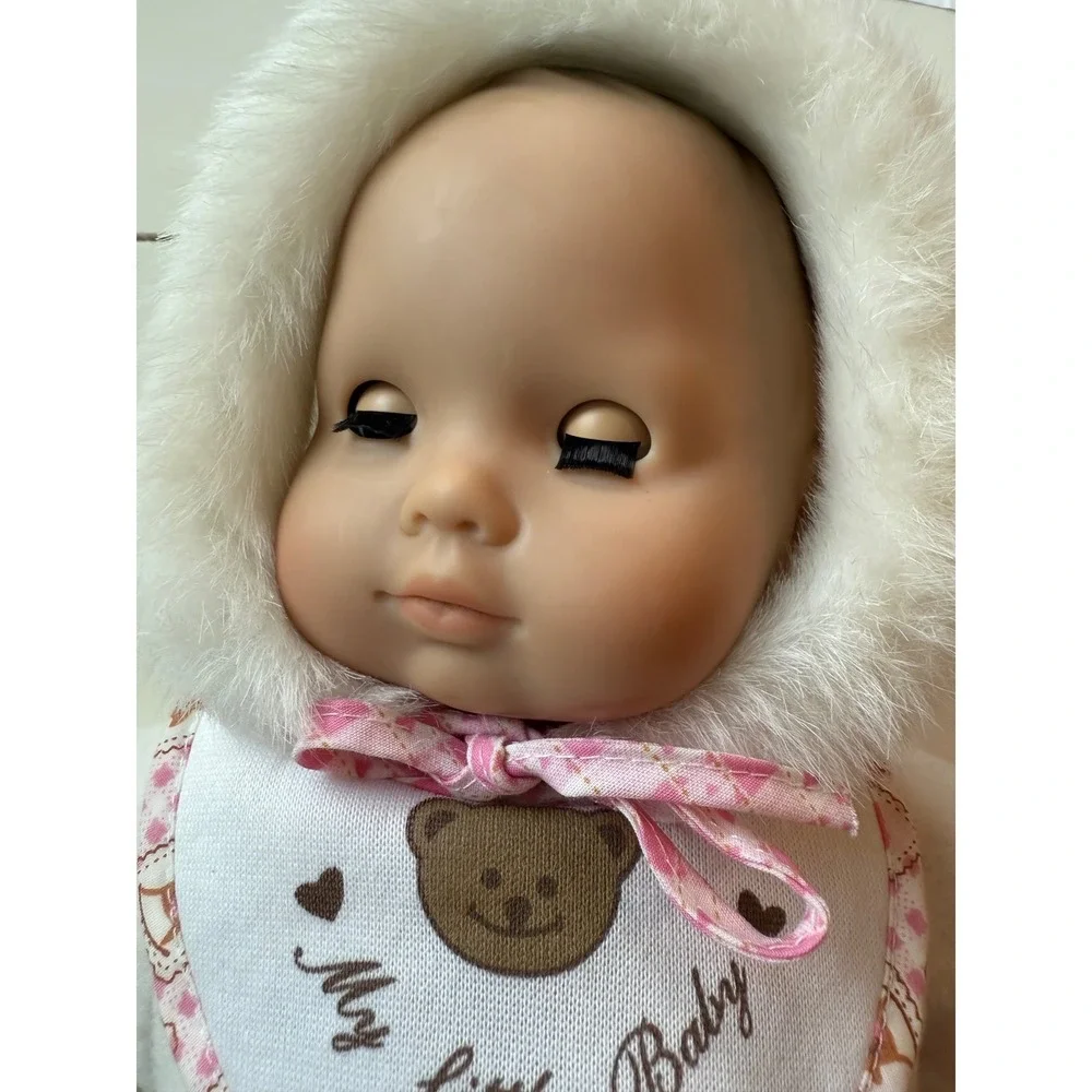 Vintage‎ American Girl Doll Bitty Baby Soft Body Sleep Eyes winter bunting mitts